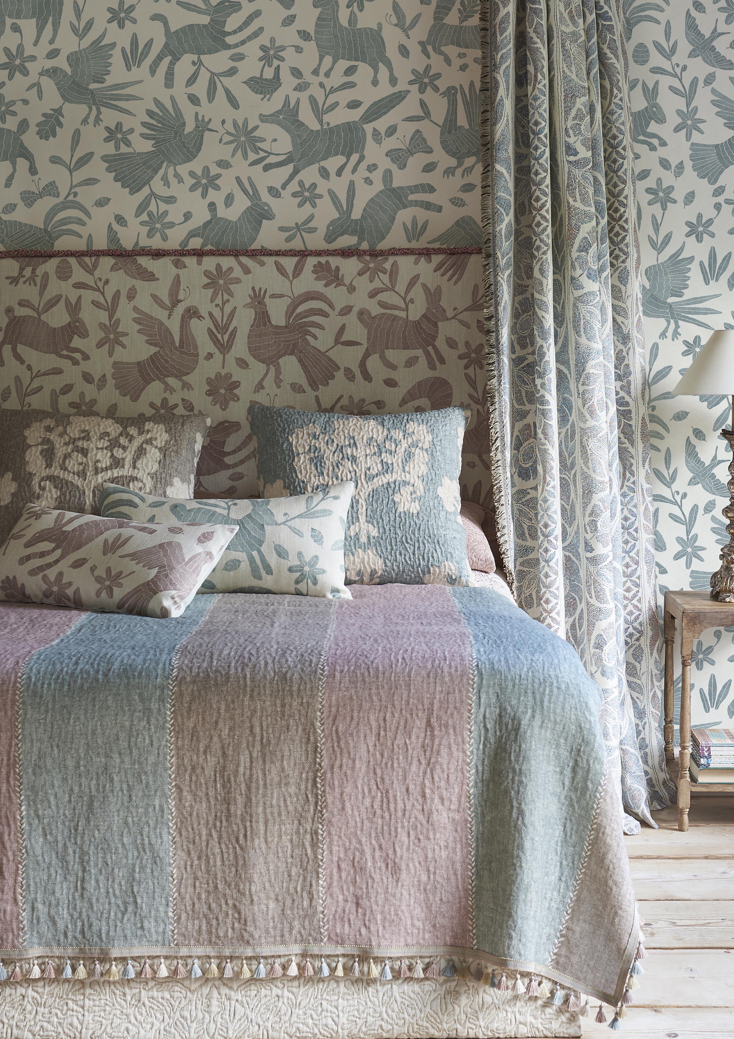 otomi design wallpaper and fabric by lewis and wood